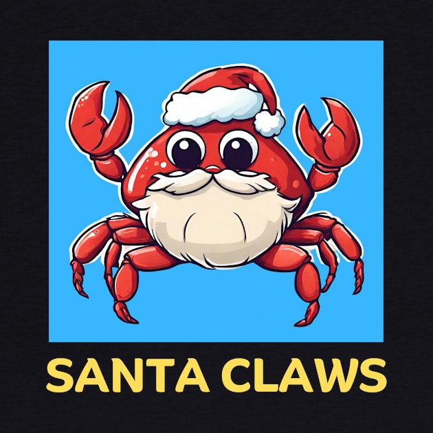 Santa Claws | Santa Claus Pun by Allthingspunny